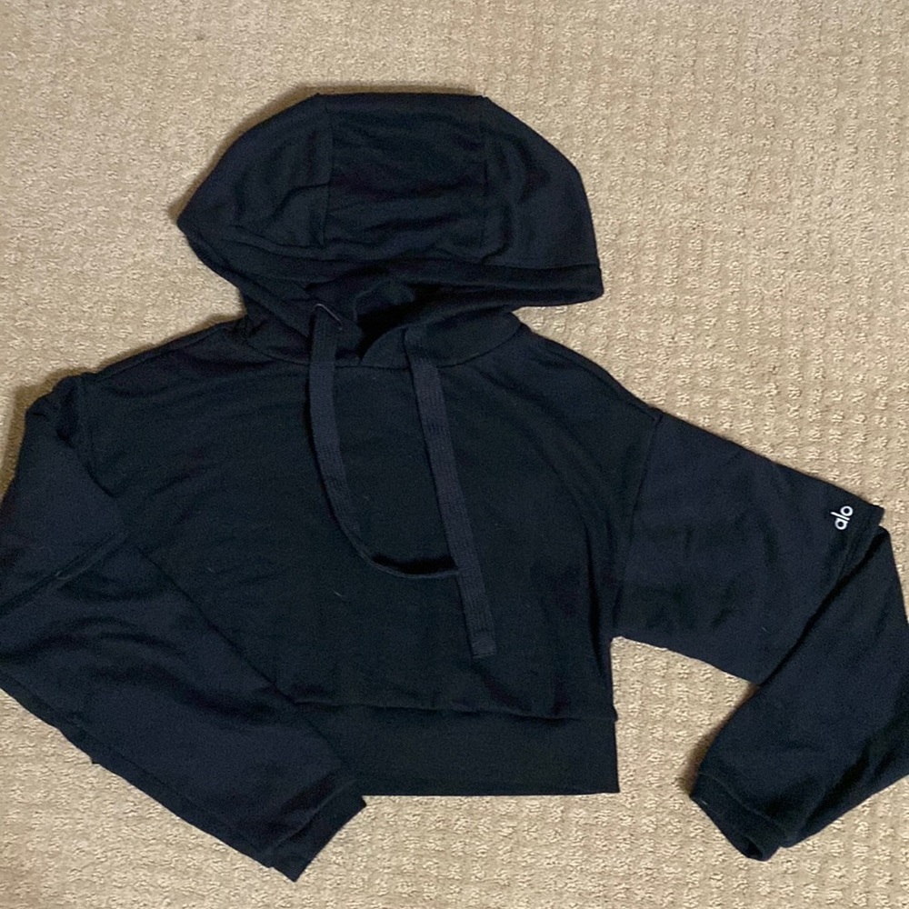 Alo yoga crop sweatshirt